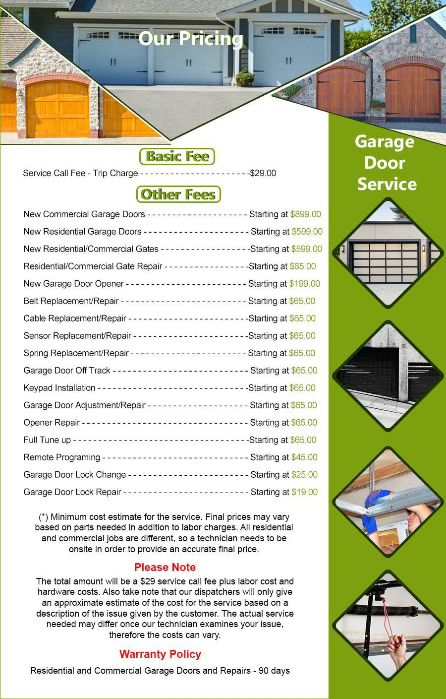 Galaxy Garage Door Service Orlando, FL 407-680-0817